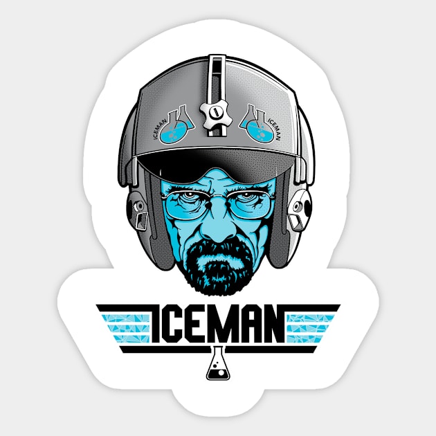 ICEMAN Sticker by RubyRed